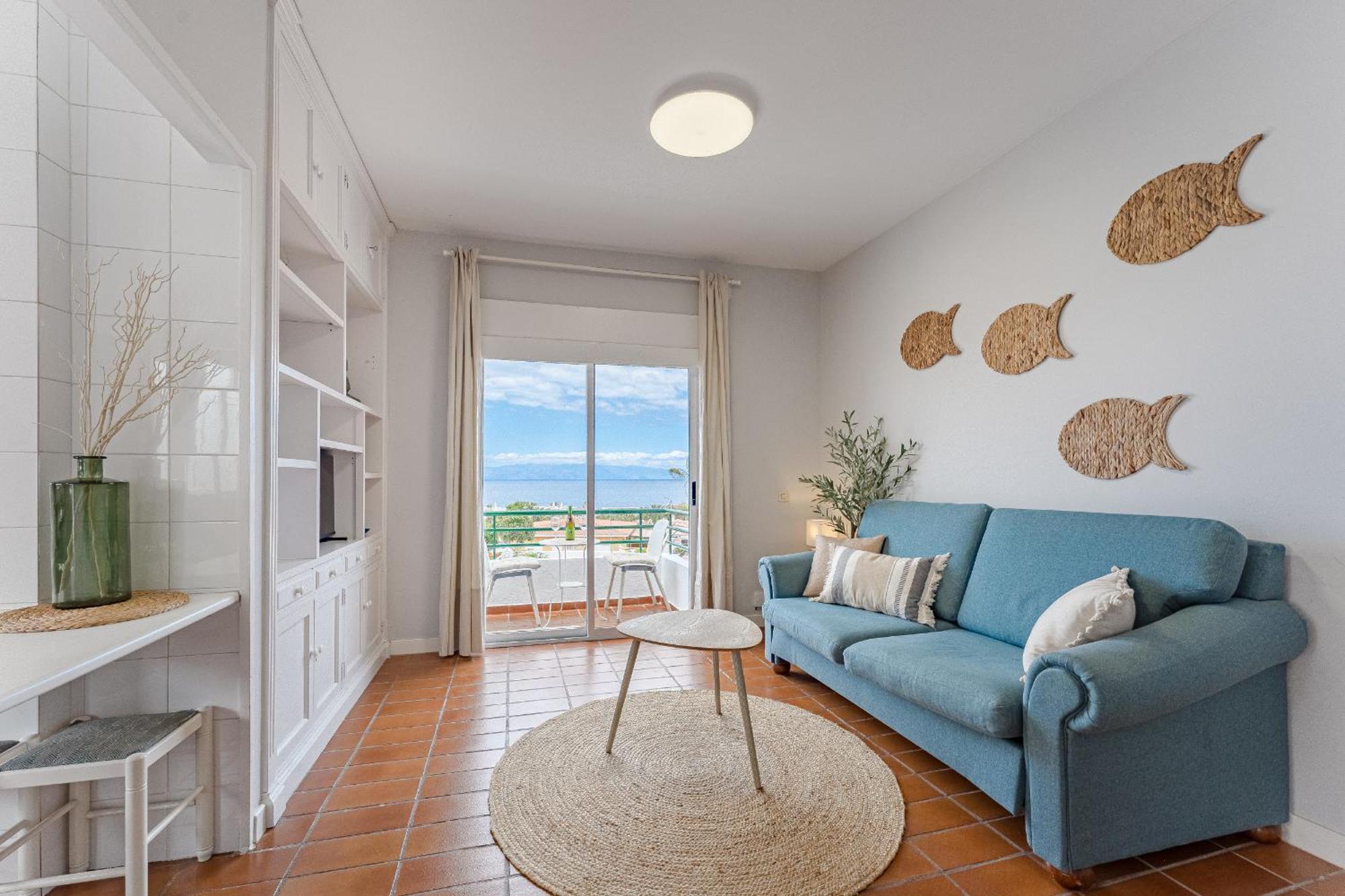 2Bdr Ocean View & Large Private Terrace In Puerto De Santiago Appartement Puerto de Santiago  Buitenkant foto