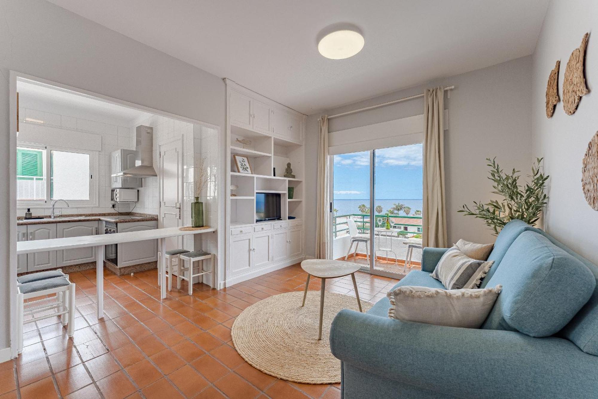 2Bdr Ocean View & Large Private Terrace In Puerto De Santiago Appartement Puerto de Santiago  Buitenkant foto